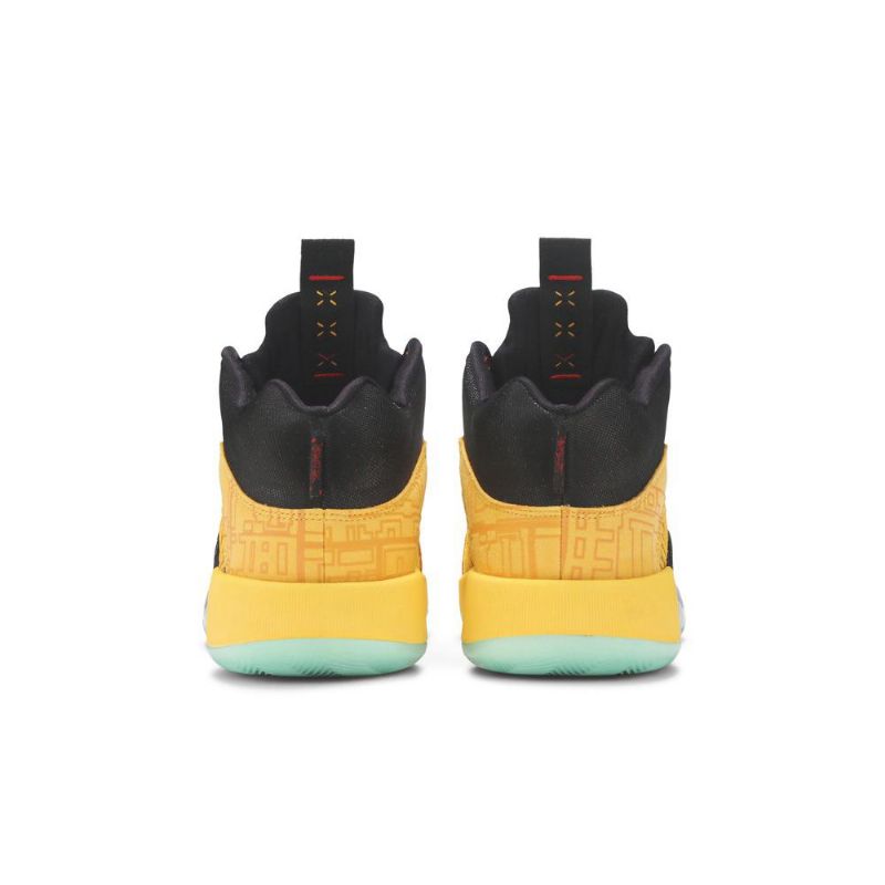 Air Jordan 35 Gull Svart Rød Herresko