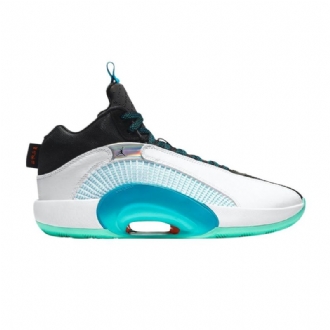 Air Jordan 35 Guo Ailun Gc Pf Hvit Svart Blå Sølv Herresko