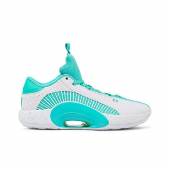 Air Jordan 35 Guo Ailun Lav Pf Grønn Hvit Herresko