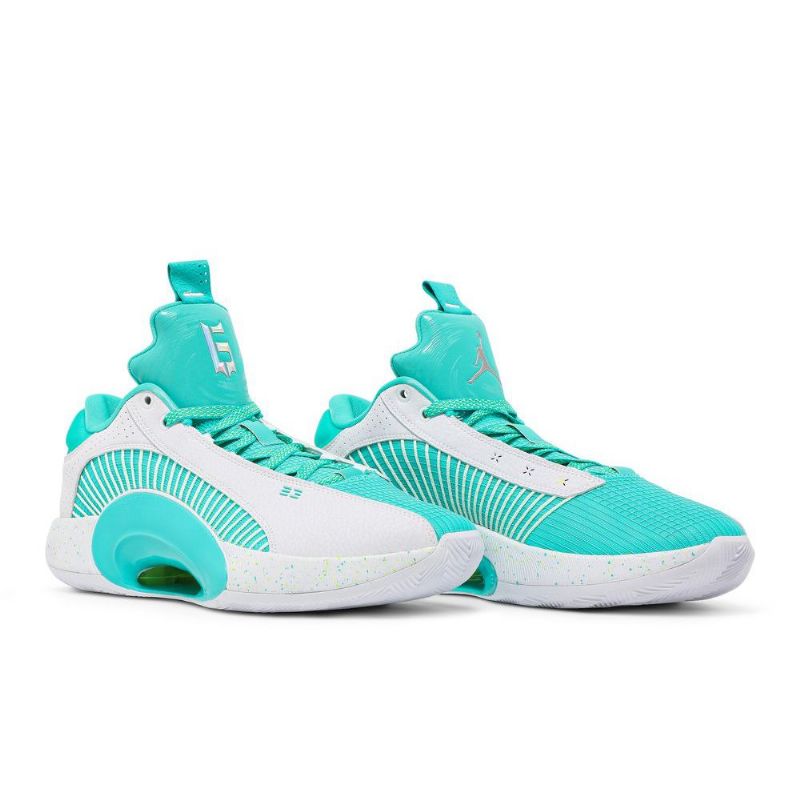 Air Jordan 35 Guo Ailun Lav Pf Grønn Hvit Herresko