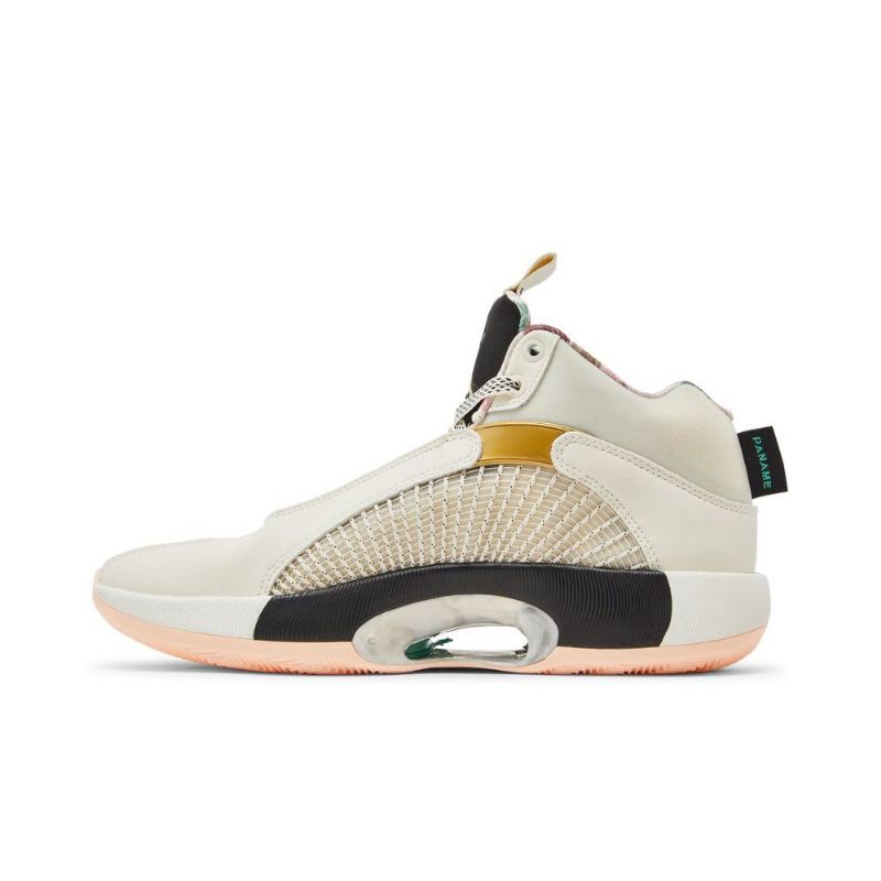 Air Jordan 35 Hvit Svart Gull Herresko