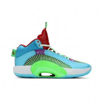 Air Jordan 35 Jayson Tatum Pf Blå Grønn Rød Lilla Herresko