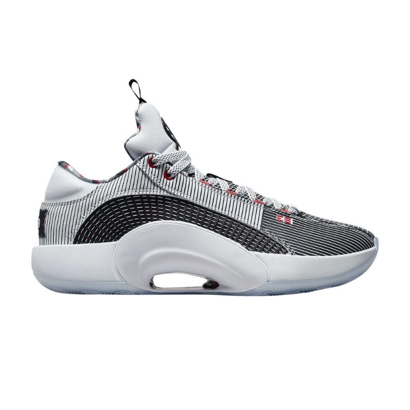 Air Jordan 35 Lav Hvit Svart Rød Herresko