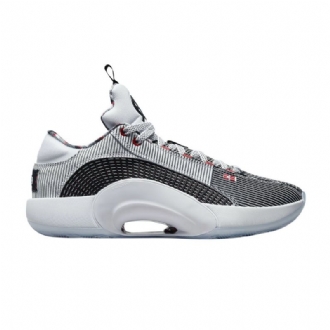 Air Jordan 35 Lav Hvit Svart Rød Herresko