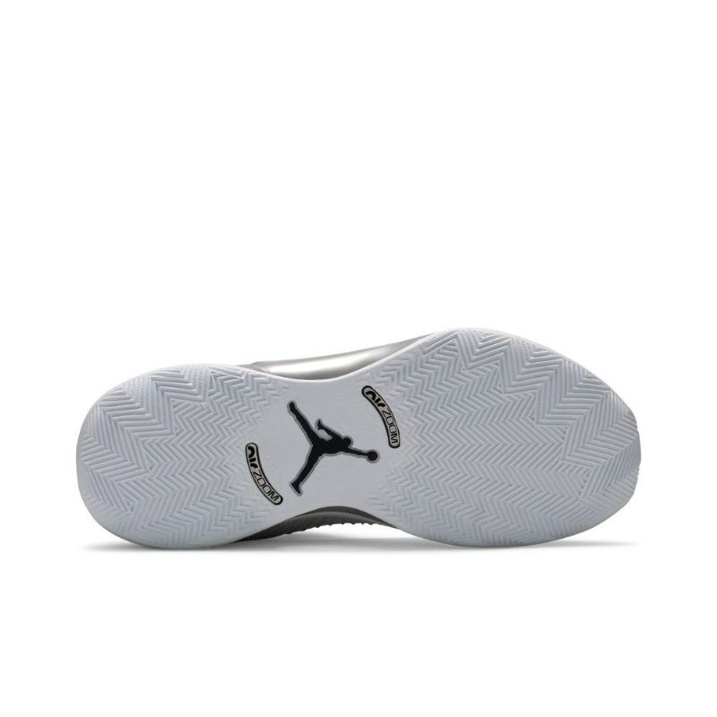 Air Jordan 35 Lav Pf Hvit Sølv Herresko