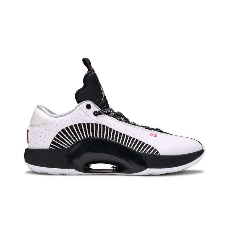 Air Jordan 35 Lav Pf Hvit Svart Herresko