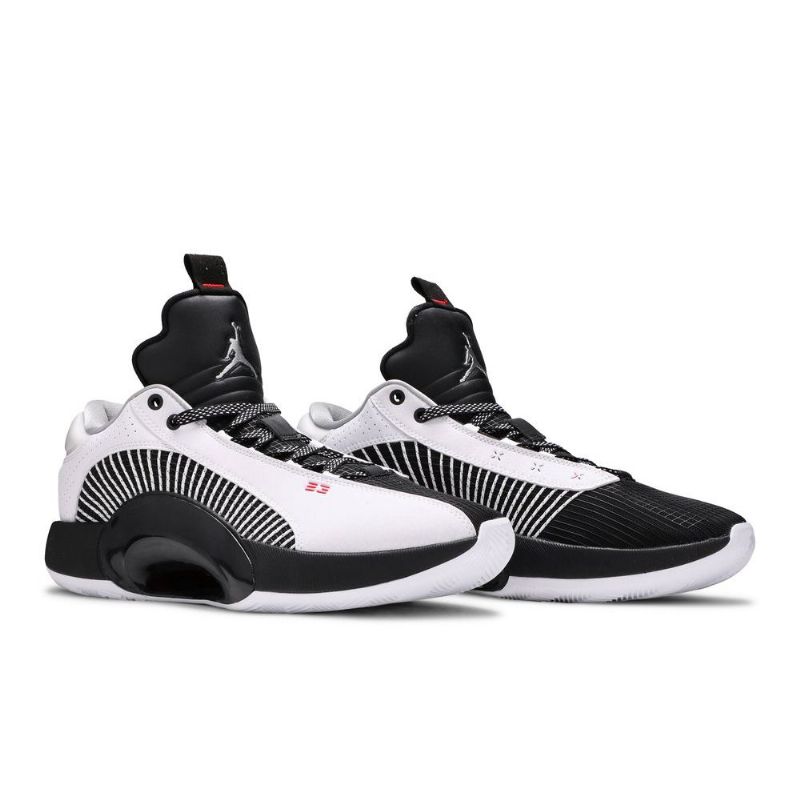 Air Jordan 35 Lav Pf Hvit Svart Herresko