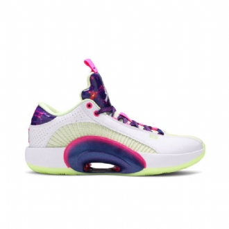 Air Jordan 35 Luka Doncic Lav Hvit Lilla Rosa Herresko