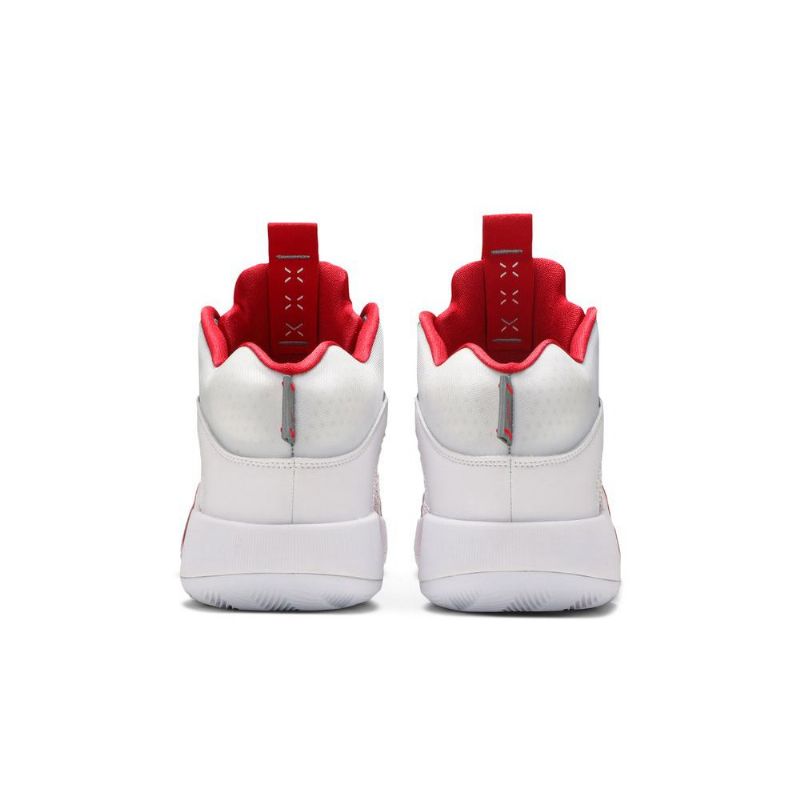 Air Jordan 35 Pf Hvit Sølv Rød Herresko