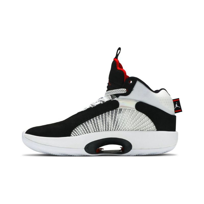 Air Jordan 35 Pf Svart Hvit Rød Herresko