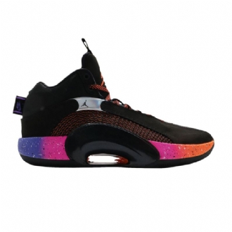Air Jordan 35 Pf Svart Oransje Herresko