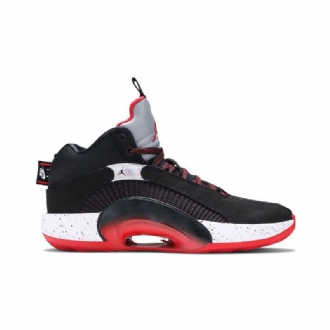 Air Jordan 35 Pf Svart Rød Sølv Hvit Herresko