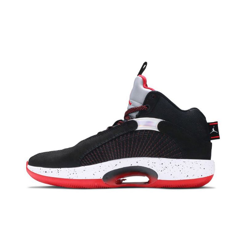 Air Jordan 35 Pf Svart Rød Sølv Hvit Herresko