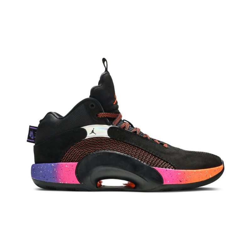 Air Jordan 35 Svart Oransje Lilla Rosa Herresko