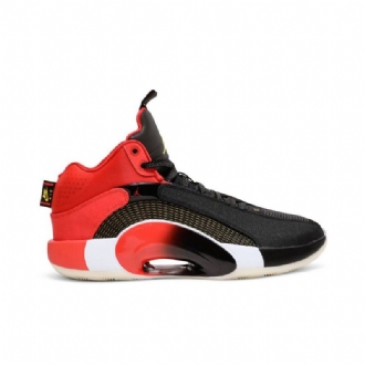 Air Jordan 35 Svart Rød Gul Herresko