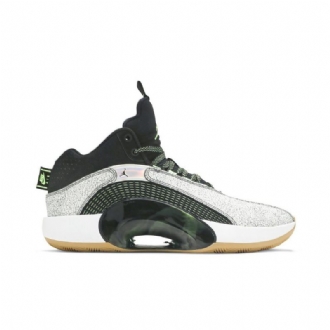 Air Jordan 35 Zion Williamson Hvit Svart Grønn Herresko
