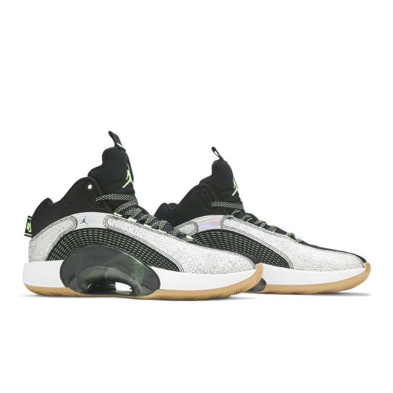 Air Jordan 35 Zion Williamson Hvit Svart Grønn Herresko