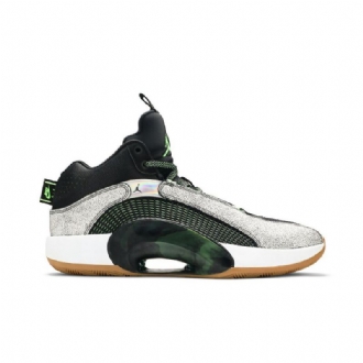 Air Jordan 35 Zion Williamson Pf Hvit Svart Grønn Herresko