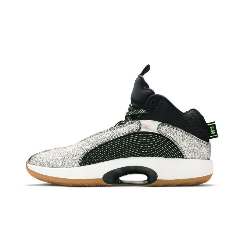 Air Jordan 35 Zion Williamson Pf Hvit Svart Grønn Herresko