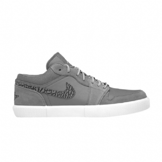 Air Jordan Retro V.1 Grå Hvit Herresko