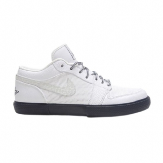 Air Jordan Retro V.1 Hvit Mørke Blå Herresko