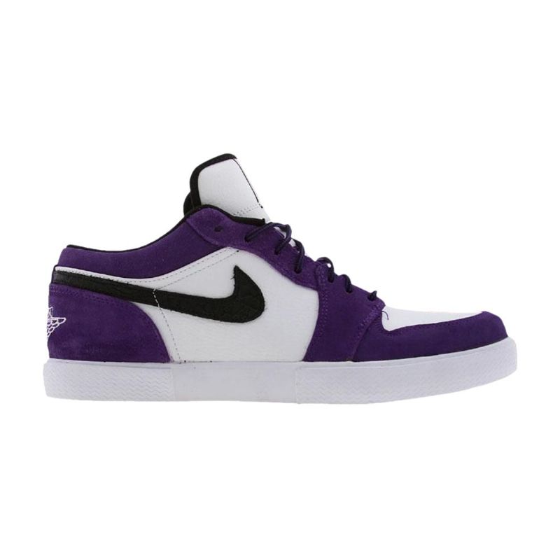 Air Jordan Retro V.1 Lilla Hvit Svart Herresko