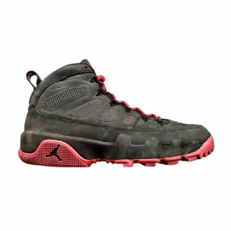 Air Jordan 9 Retro Boot Pe Svart Rød Herresko