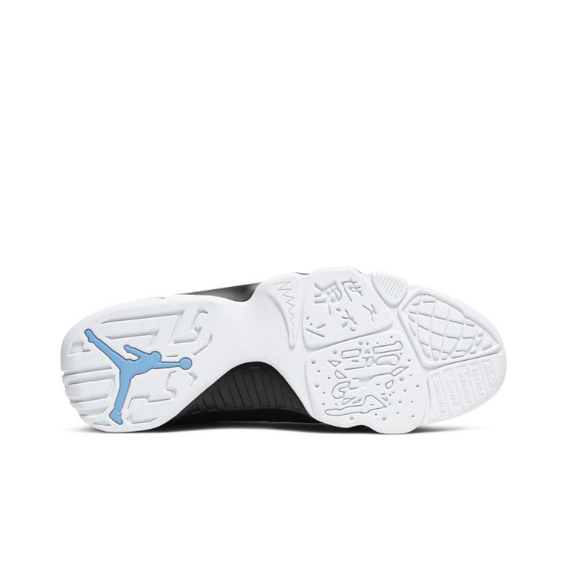 Air Jordan 9 Retro Hvit Svart Blå Herresko