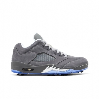Air Jordan 5 Low Golf Grå Hvit Herresko