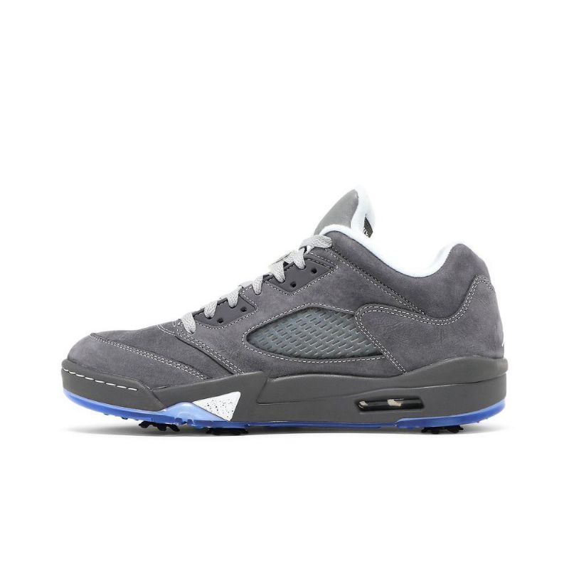 Air Jordan 5 Low Golf Grå Hvit Herresko