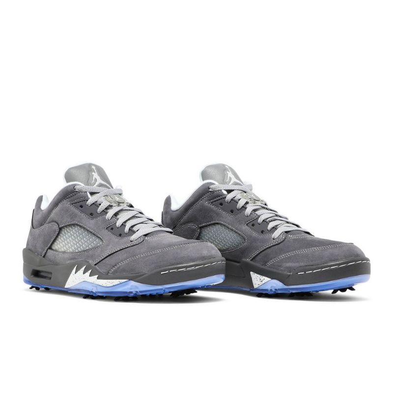 Air Jordan 5 Low Golf Grå Hvit Herresko