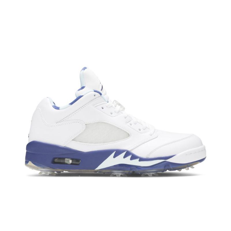 Air Jordan 5 Low Golf Nrg Hvit Blå Herresko