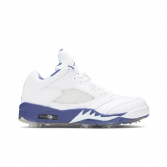 Air Jordan 5 Low Golf Nrg Hvit Blå Herresko