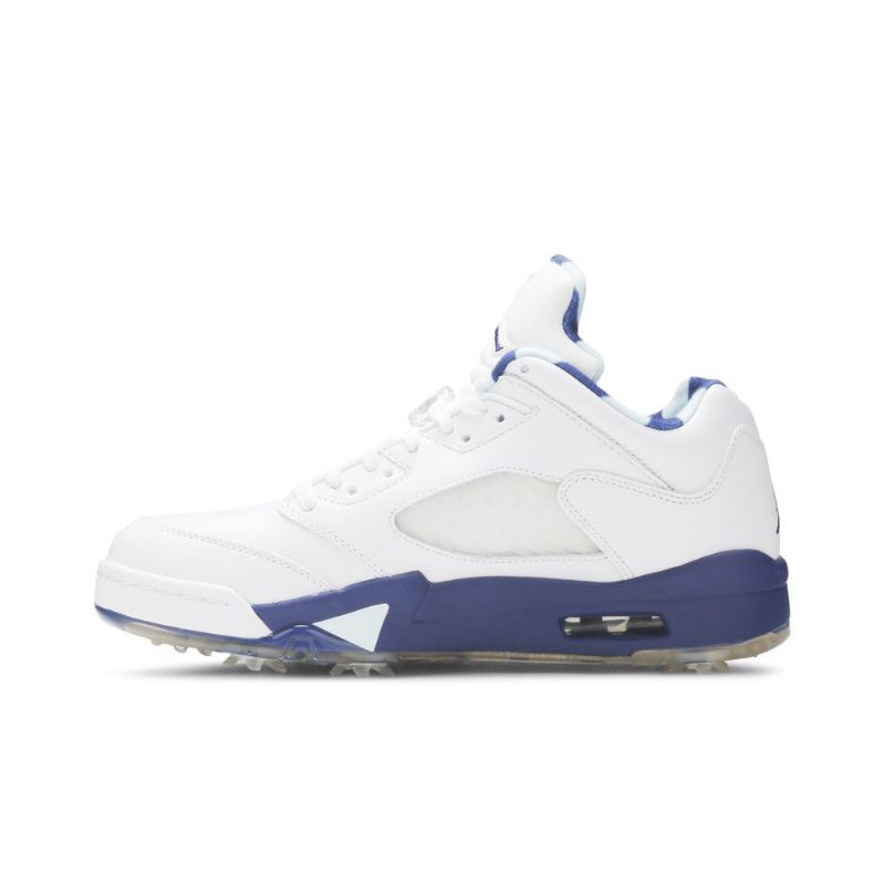 Air Jordan 5 Low Golf Nrg Hvit Blå Herresko