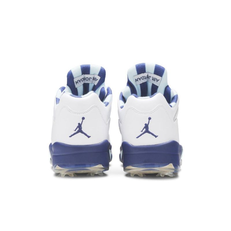 Air Jordan 5 Low Golf Nrg Hvit Blå Herresko