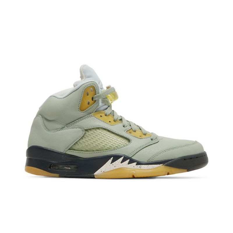 Air Jordan 5 Retro Grønn Gul Herresko