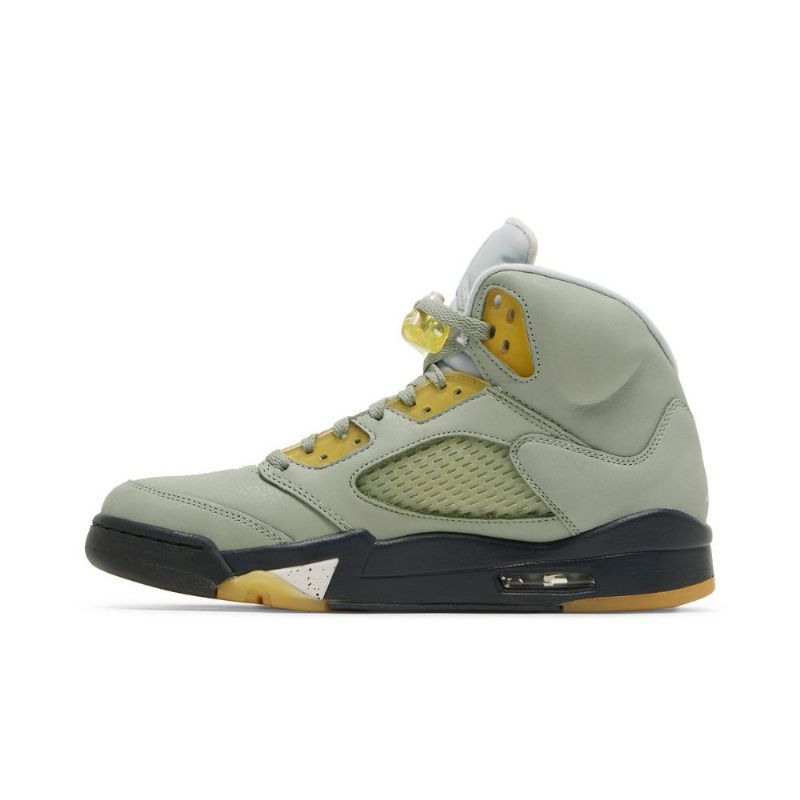 Air Jordan 5 Retro Grønn Gul Herresko