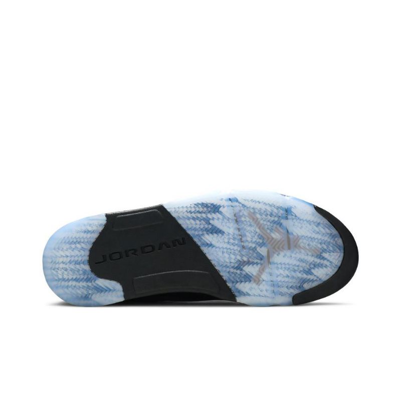 Air Jordan 5 Retro Low Wings Svart Gull Herresko