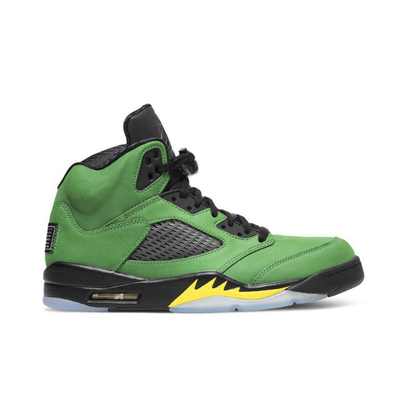 Air Jordan 5 Retro Se Grønn Svart Herresko