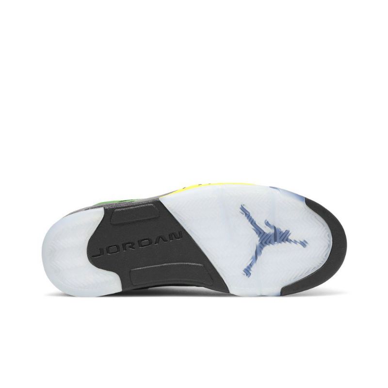 Air Jordan 5 Retro Se Grønn Svart Herresko