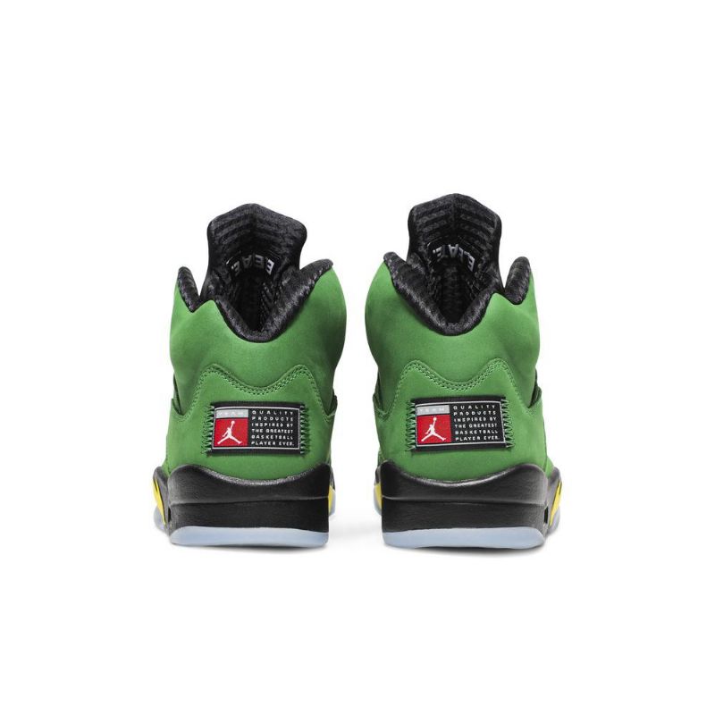Air Jordan 5 Retro Se Grønn Svart Herresko