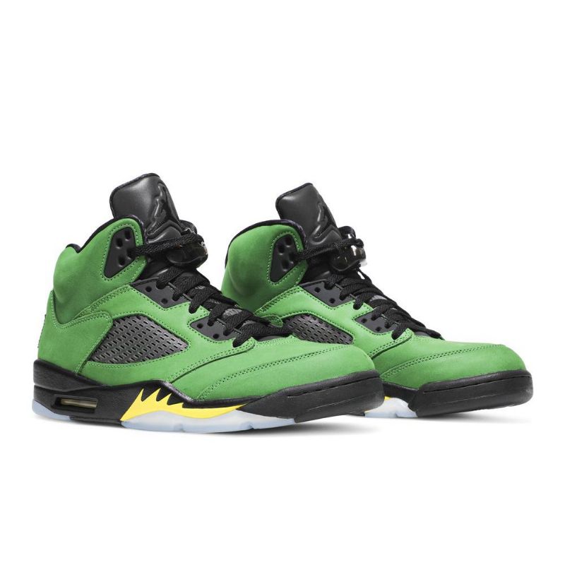 Air Jordan 5 Retro Se Grønn Svart Herresko