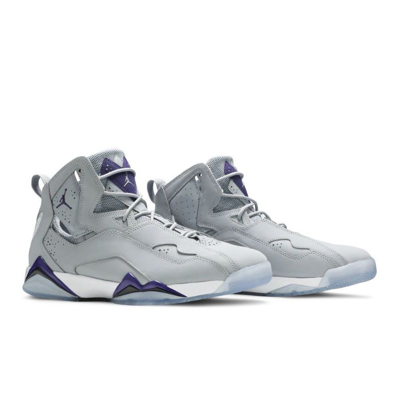 Air Jordan True Flight Grå Lilla Hvit Herresko