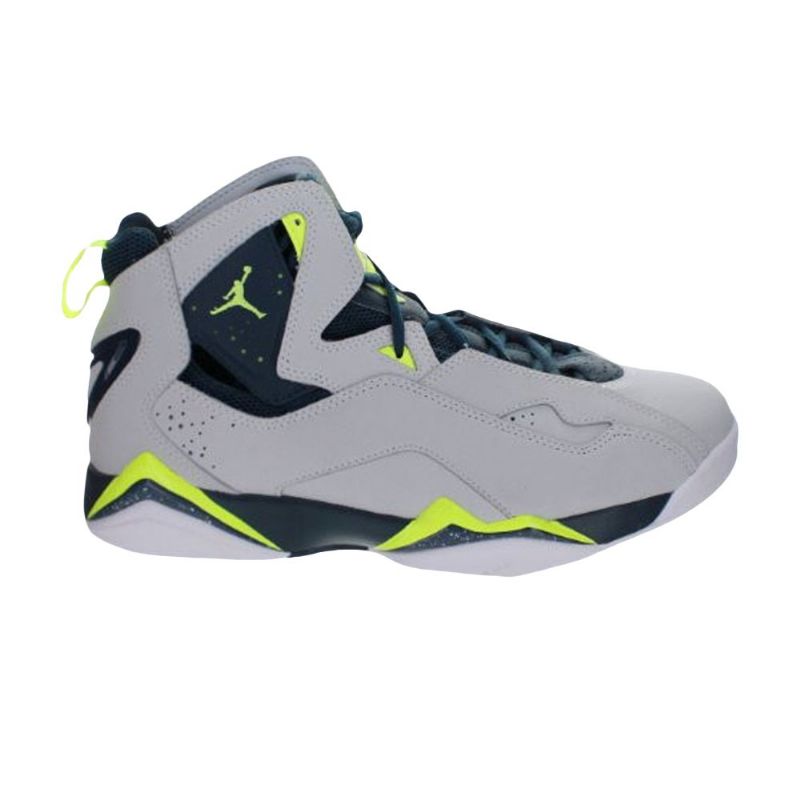 Air Jordan True Flight Grågrønne Mørke Blå Herresko