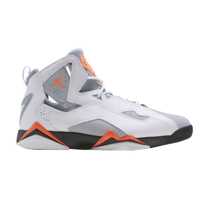 Air Jordan True Flight Hvit Grå Oransje Herresko