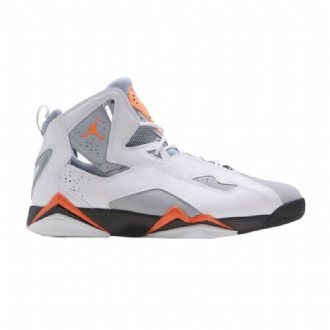 Air Jordan True Flight Hvit Grå Oransje Herresko