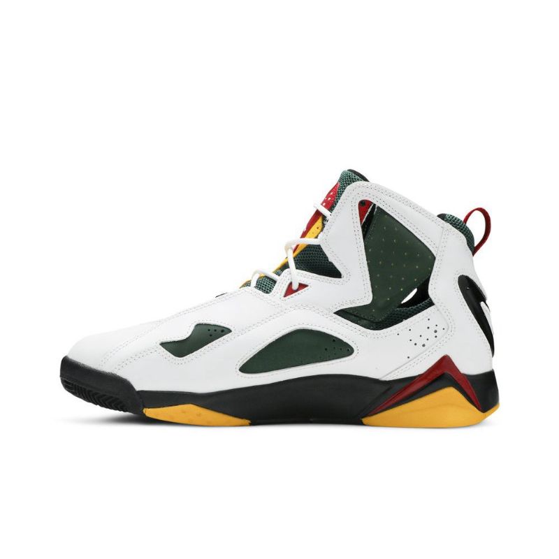 Air Jordan True Flight Hvit Rød Grønn Gul Herresko