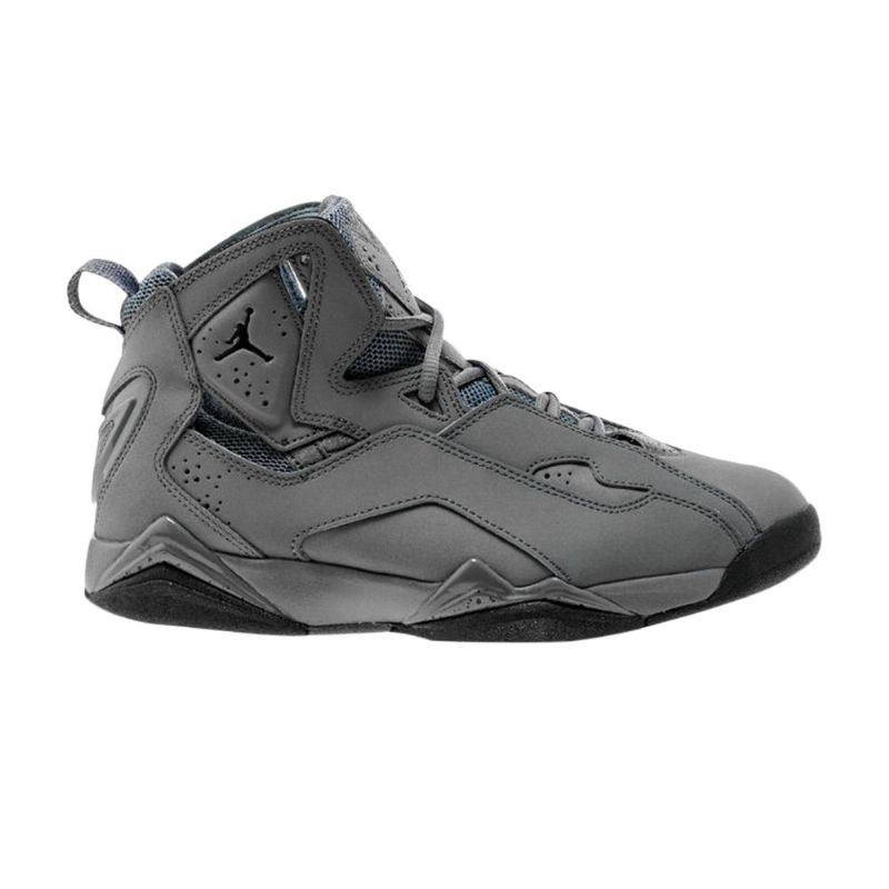 Air Jordan True Flight Mid Grå Svarte Herresko