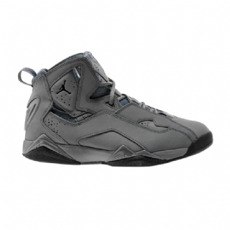 Air Jordan True Flight Mid Grå Svarte Herresko