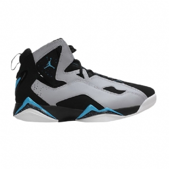 Air Jordan True Flight Svart Blå Grå Hvit Herresko